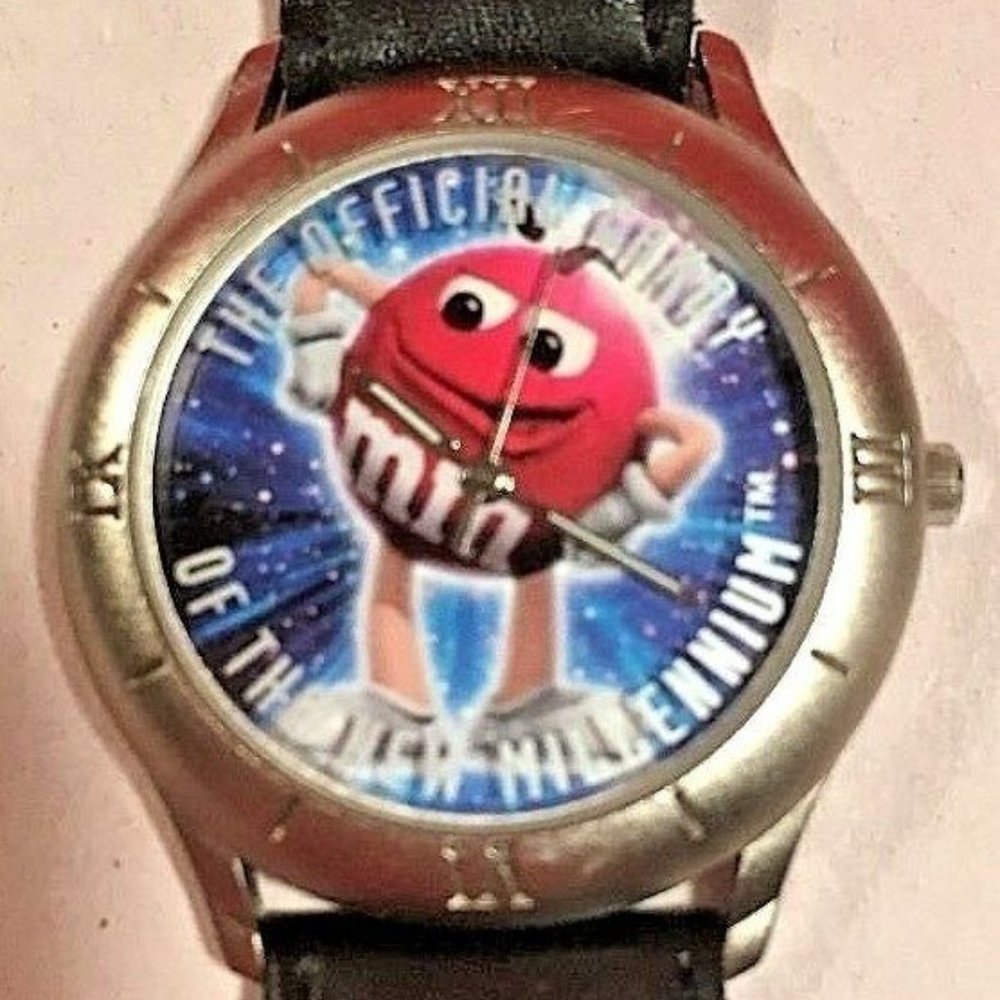M&M 1998 Limited Edition Wrist Watch Black Band